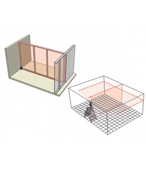 Лазерный построитель плоскостей STABILA LAX 300 Set 18327